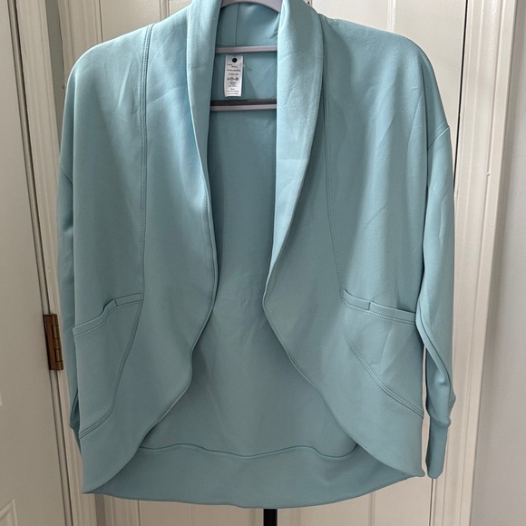 Yogalicious Jackets & Blazers - Yogalicious Light Blue Open-Front Blazer Jacket only
